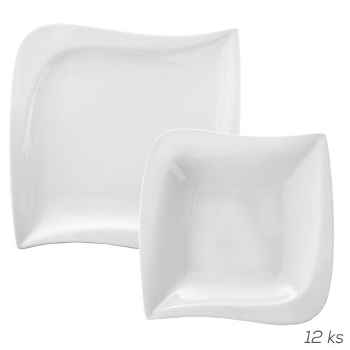 Set de masă Orion 12 piese Musica, pătrat