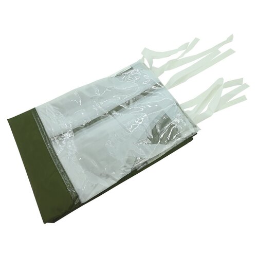 Cattara 13341 Stranski paneli z okni za partyšotor Waterproof, zeleni, 2 x 3 m