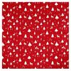 Obrus świąteczny Boże Narodzenie 80 x 80 cm, czerwony