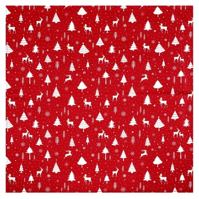 Świąteczny obrus Boże Narodzenie 80 x 80 cm,czerwony