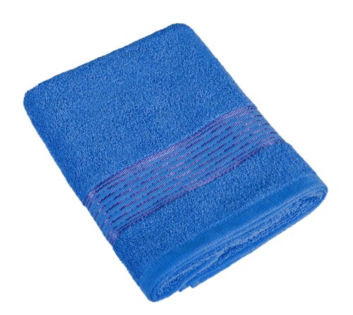 Ręcznik kąpielowy Kamilka Pasek ciemnoniebieski, 70 x 140 cm