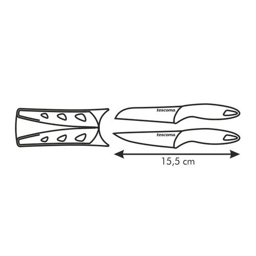 Tescoma PRESTO mini kések 6 cm, 2 db-os készlet termék 2. képe