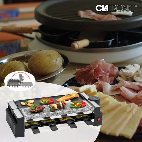 Clatronic RG 3678 raclette grill 2 az 1-ben