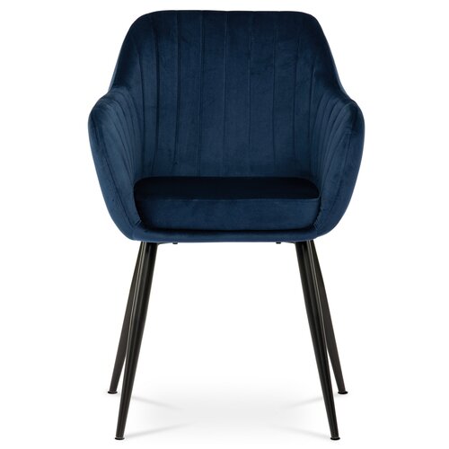 Scaun de masă PIKA BLUE4, albastru