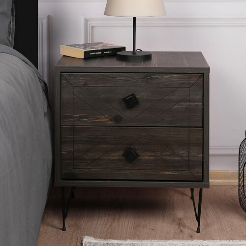 Nočný stolík Luna Dark Brown