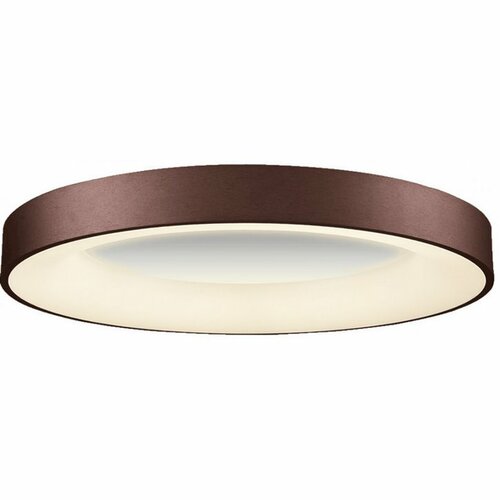 Luxera 18401 Gentis ściemnialna lampa sufitowaLED, średnica 60 cm, 3000 lm, 400K, brązowy