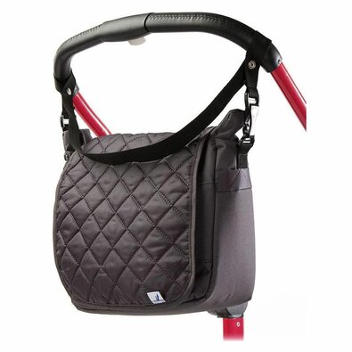 Caretero Gesteppte Kinderwagentasche, Grau