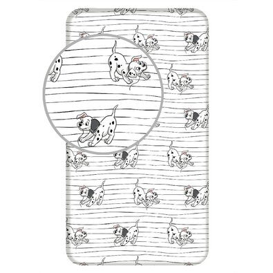 Baby-Baumwolllaken 101 Dalmatians  Lucky stripe, 90 x 200 cm