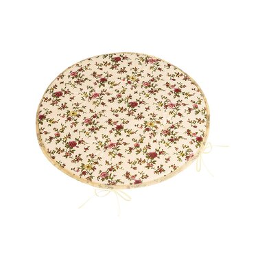 Bellatex Sitzkissen Adéla rund glatt Rose, 40 x 40 cm