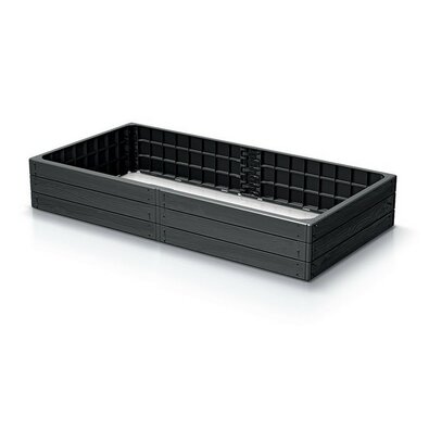 Pat supraînălțat BASE WOODY antracit , 149,2 x 25 x 75,6 cm