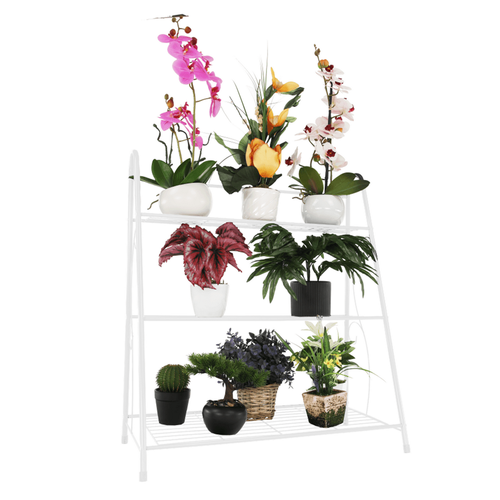 Kovová police Veruma, bela