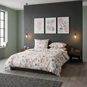 Kvalitex Satin-Bettwäsche Luxury Collection Coral  garden, 140 x 220 cm, 70 x 90 cm