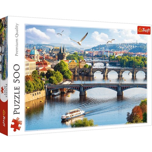 Trefl Puzzle Pražské mosty, Česká republika, 500 dílků