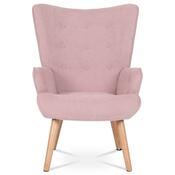 Fotoliu cu taburet PINK2, roz