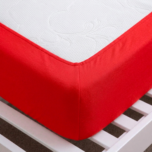 4Home IDEAL jersey lepedő eperszín, 140–160 x 200 cm