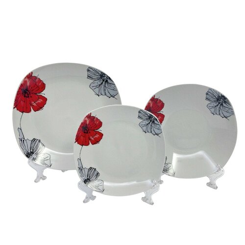 Home Elements 18-delni jedilni set Poppies