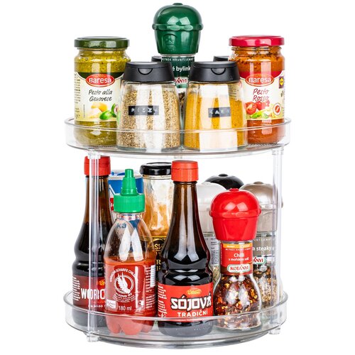 4Home Otočný stojan na koreničky Carousel