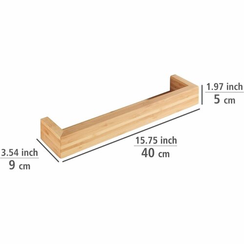 Wenko Bambusová polička BAMBUSA – 40 cm
