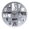 Nerezové nástěnné hodiny Picture 39 cm