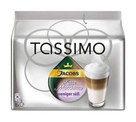 Kapsule Tassimo Jacobs Krönung Latte Macchiato men