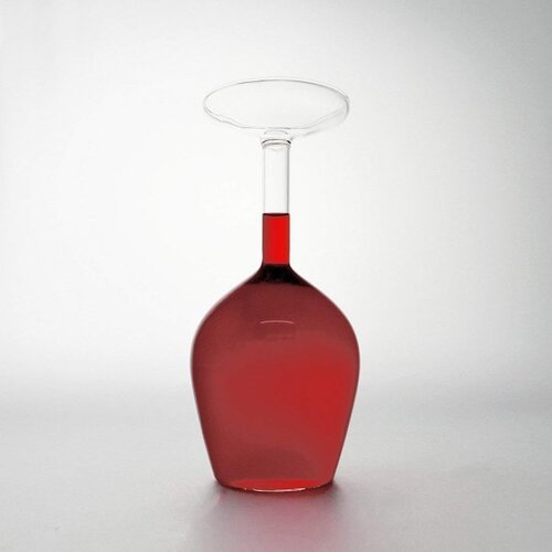 Obrátený pohár na víno, 20 cm