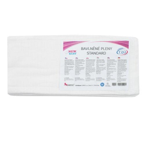 New Baby Baumwollwindeln Standard, 70 x 80 cm,10er-Set
