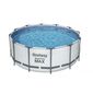 Bestway Nadzemní bazén Steel Pro MAX s filtrací, schůdky a plachtou, pr. 366 cm, v. 122 cm