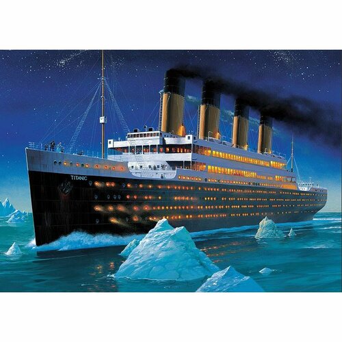 Fotografie TREFL PUZZLE Titanic 68x48cm 1000 dílků skládačka v krabici
