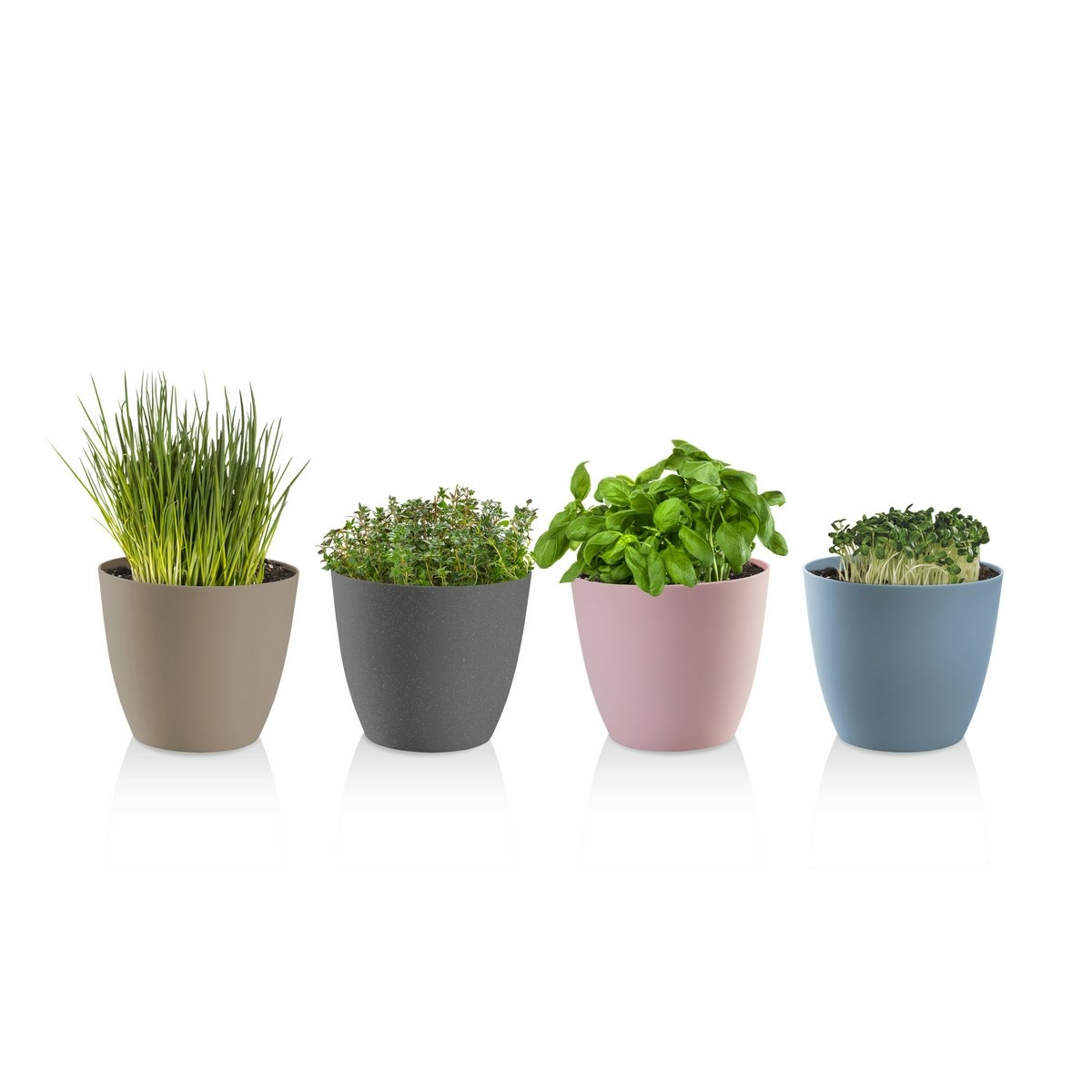 Gardenico Ella matt antracit virágtartó, átmérő 25 cm, antracit, 25 cm átmérőjű termék 2. képe
