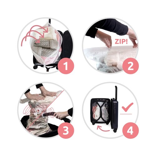 Compactor Set potovalnih kovčkov Cosmos, temnomodra, 3 kos