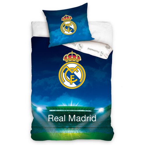Pościel bawełniana Real Madrid stadion, 140 x 200 cm, 70 x 80 cm