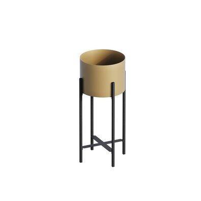 Suport metalic pentru flori GED-026-A Noir,negru/dorat