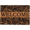Kókusz szőnyeg Welcome leaves, 59 x 39 cm