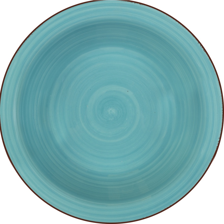 Fotografie Lamart LT9094 keramický hluboký talíř Happy, pr. 21,5 cm, modrá