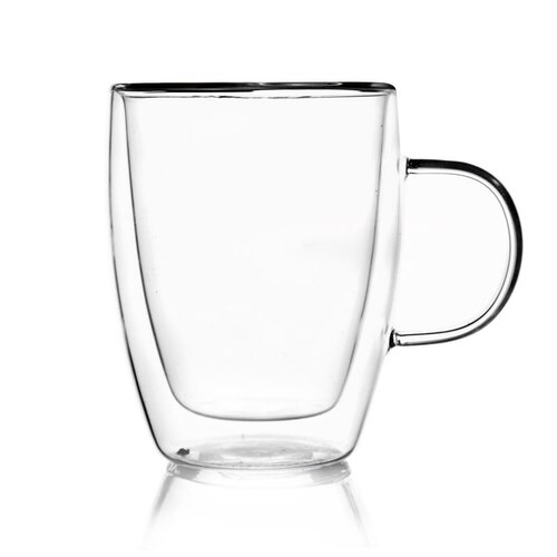Cană Orion Mug sticlă cu perete dublu, 300 ml