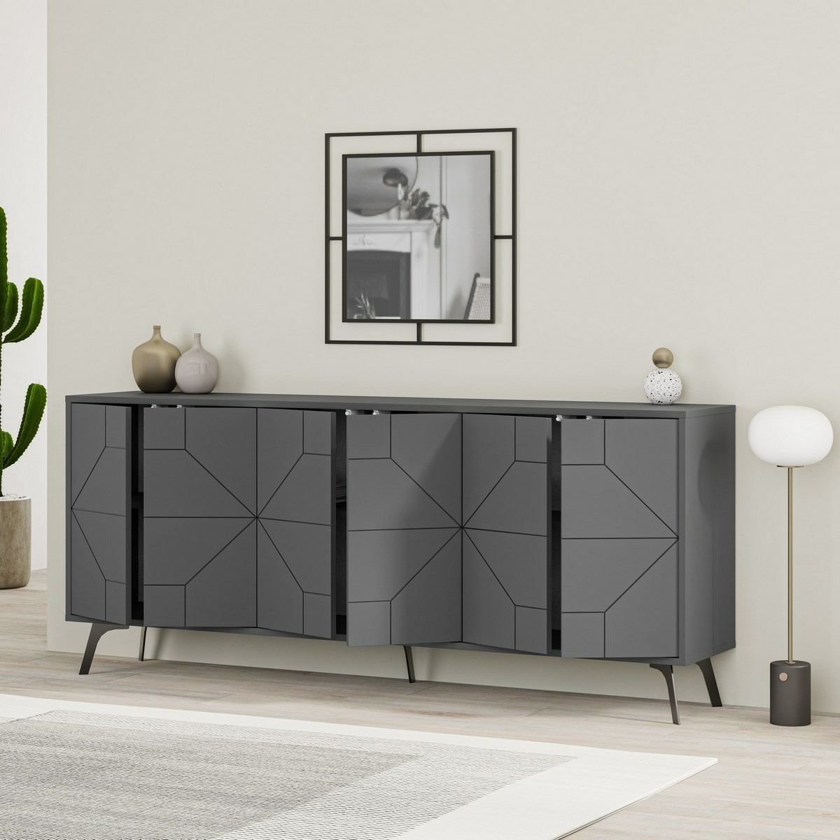 Skrinka Dune Anthracite 2