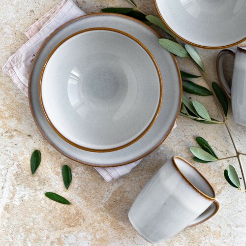 Mäser Zestaw naczyń śniadaniowych 12 szt. SMOKY'S– szary