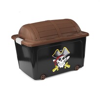 KIS Dekorační úložný box W box Skulls N Bones, 50 l KIS Dekorační úložný box W box Skulls N Bones, 50 l