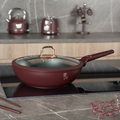 BerlingerHaus Wok mit Deckel Leonardo 28 cm