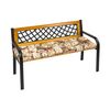 Bellatex Prešita blazina za klop, barva Káva, 40 x120 cm