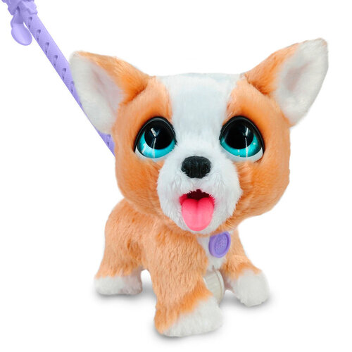 FurReal Poop-A-Lots Corgi, interaktivni pes, svetlo rjava/bela