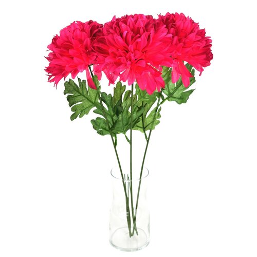 Umetna cvetlica krizantema 50 cm, rdeča