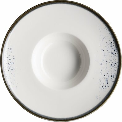 Mäser Gourmet tanier Pintar Biele modré bodky 26cm