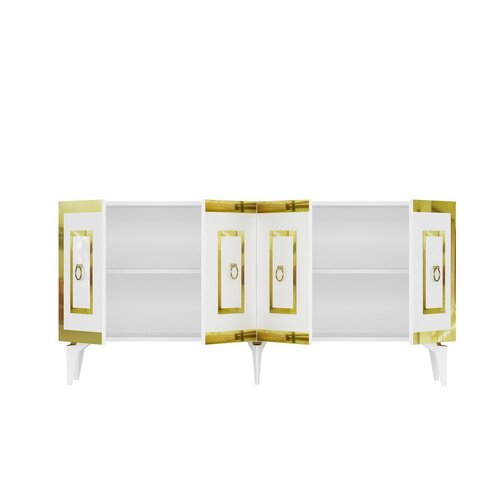 Schrank Karya White and Gold