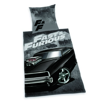 Herding Бавовняна постільна білизна Fast and Furious, 135 x 200 см, 80 x 80 см