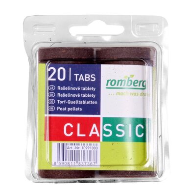 Tablete iz šote 20 kosov, premer 3,6 cm