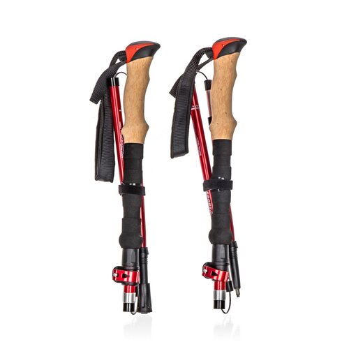 Sportwell Skladacie trekingové palice Flip lock, 135 cm