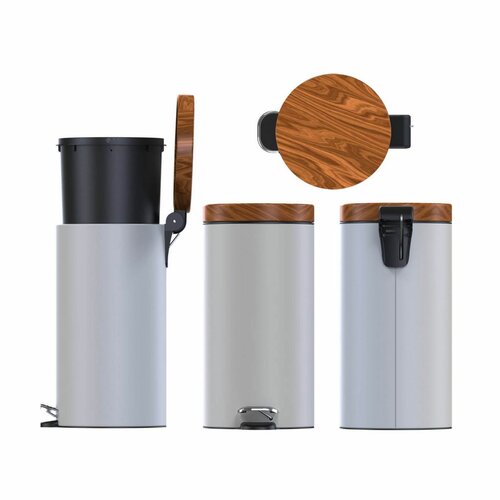 Alda Pedálos szemetes Sherwood Freedom Fresh 30 l,fehér