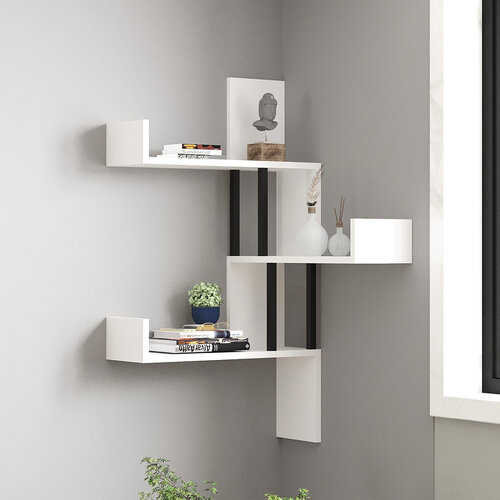 Wandregal Bombe White