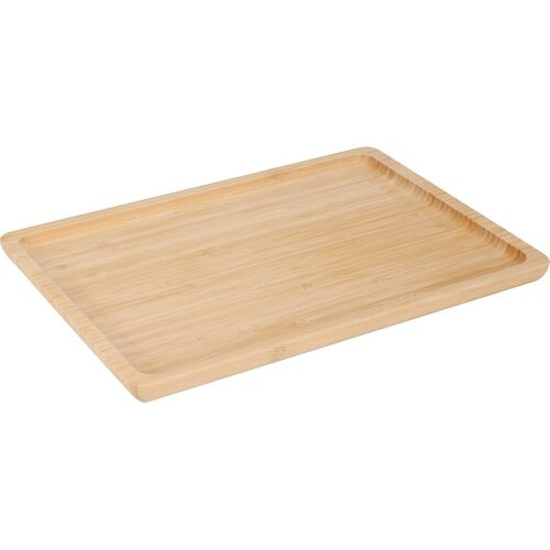 Tavă de servire din bambus,33 x 23 x 1,8 cm